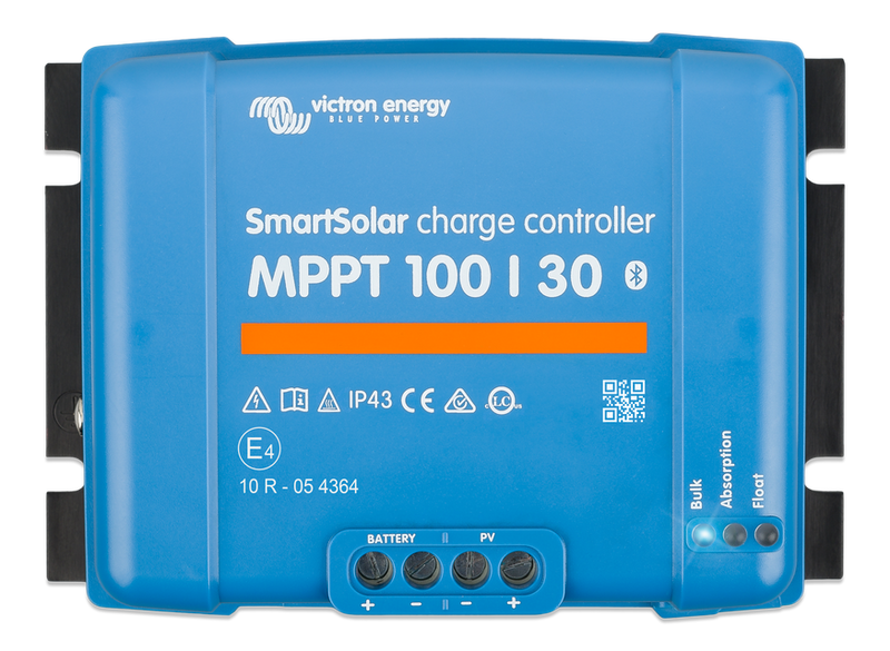 Victron SmartSolar MPPT 100/30 solar charge controller — front view