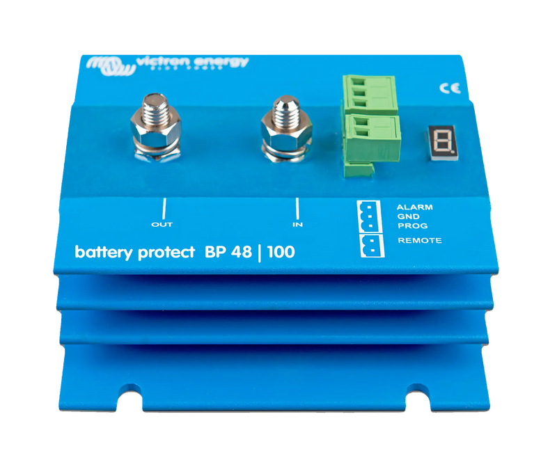 Victron BatteryProtect 12/24V-220A low voltage disconnect — front view