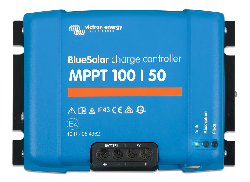 Victron SmartSolar MPPT 100/50 solar charge controller — front view
