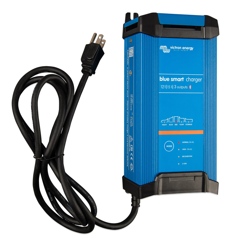 Victron Blue Smart IP22 Charger 12/15(3) 230V AU/NZ battery charger — front view