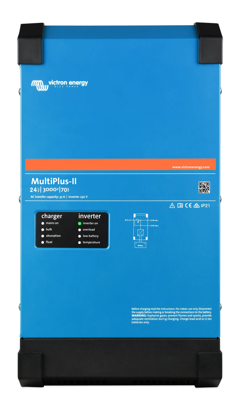 Victron MultiPlus-II MultiPlus-II 24/5000/120-50 230V inverter charger — front view