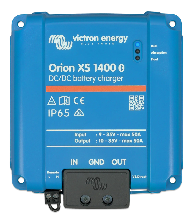 Victron Orion XS 1400 DC-DC charger — front view