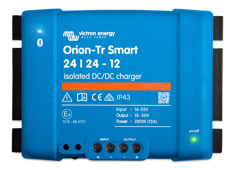 Victron Orion-Tr Smart 24/24-12A (280W) Isolated DC-DC charger DC-DC charger — front view
