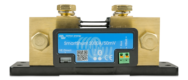 Victron SmartShunt 2000A 50mV battery monitor — front view