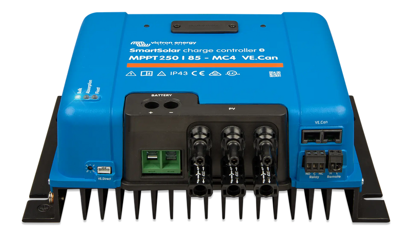 Victron SmartSolar MPPT 250/85 MC4 solar charge controller — front view