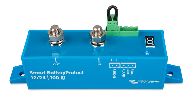 Victron Smart BatteryProtect 12/24V-100A low voltage disconnect — front view