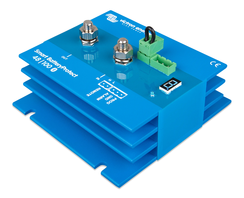 Victron Smart BatteryProtect 48V-100A low voltage disconnect — front view