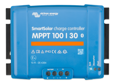 Victron SmartSolar MPPT 100/30 solar charge controller — front view