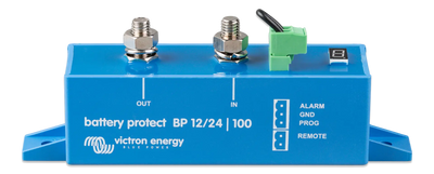 Victron BatteryProtect 12/24V-100A low voltage disconnect — front view
