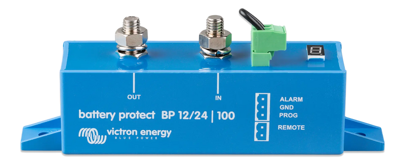 Victron BatteryProtect 12/24V-100A low voltage disconnect — front view