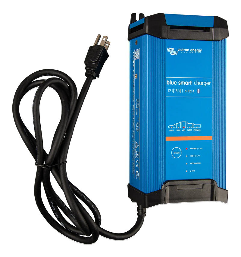 Victron Blue Smart IP22 Charger 12/15(1) 230V AU/NZ battery charger — front view