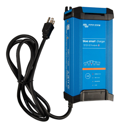 Victron Blue Smart IP22 Charger 12/15(3) 230V AU/NZ battery charger — front view