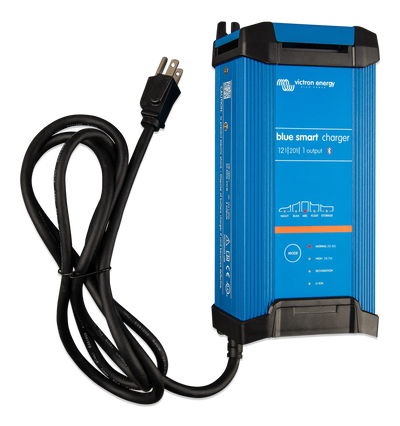 Victron Blue Smart IP22 Charger 12/20(1) 230V AU/NZ battery charger — front view