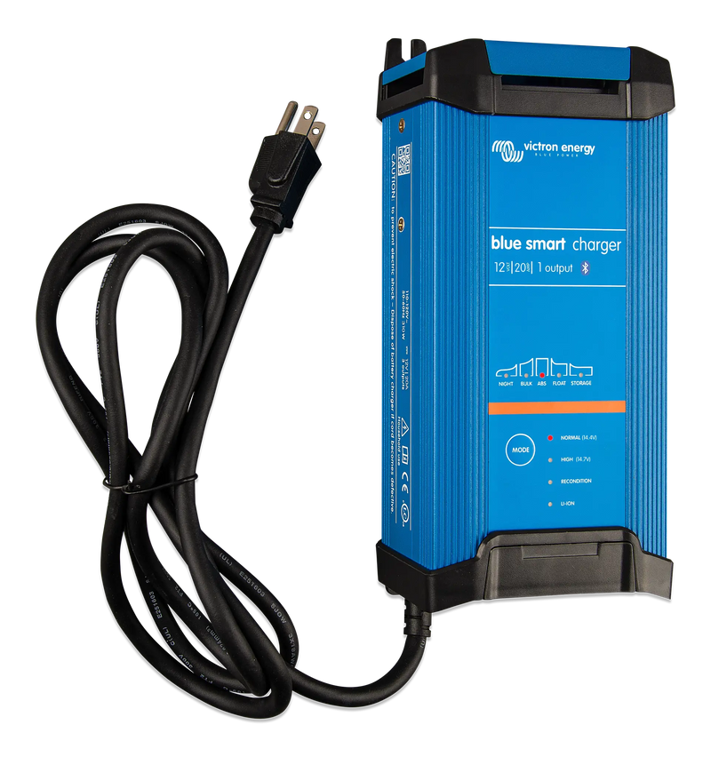 Victron Blue Smart IP22 Charger 12/20(1) 230V AU/NZ battery charger — front view