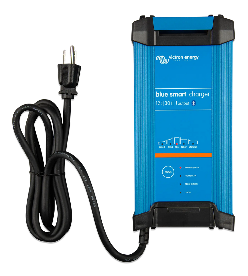 Victron Blue Smart IP22 Charger 12/30(1) 230V AU/NZ battery charger — front view
