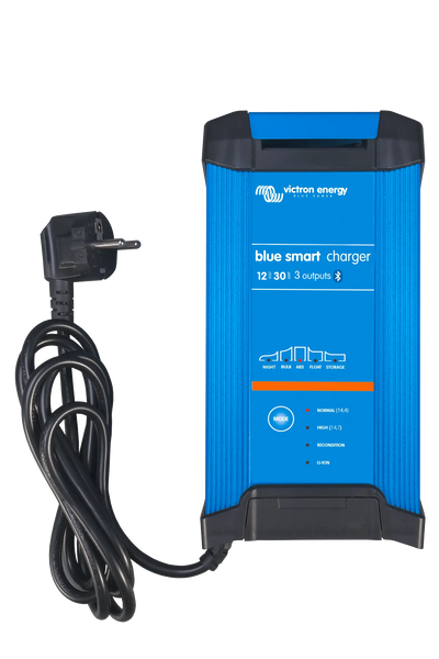Victron Blue Smart IP22 Charger 12/30(3) 230V AU/NZ battery charger — front view