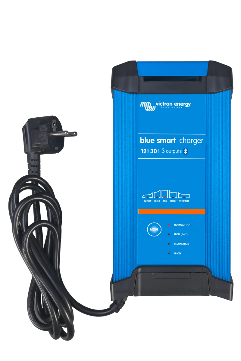 Victron Blue Smart IP22 Charger 12/30(3) 230V AU/NZ battery charger — front view