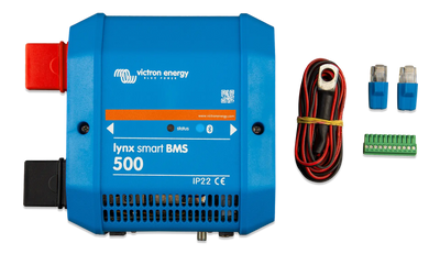 Victron Lynx Smart BMS 500 M10 — top with accessories view