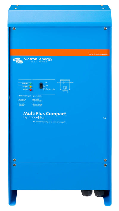 Victron MultiPlus Compact MultiPlus Compact 12/2000/80-30 230V VE.Bus inverter charger — front view