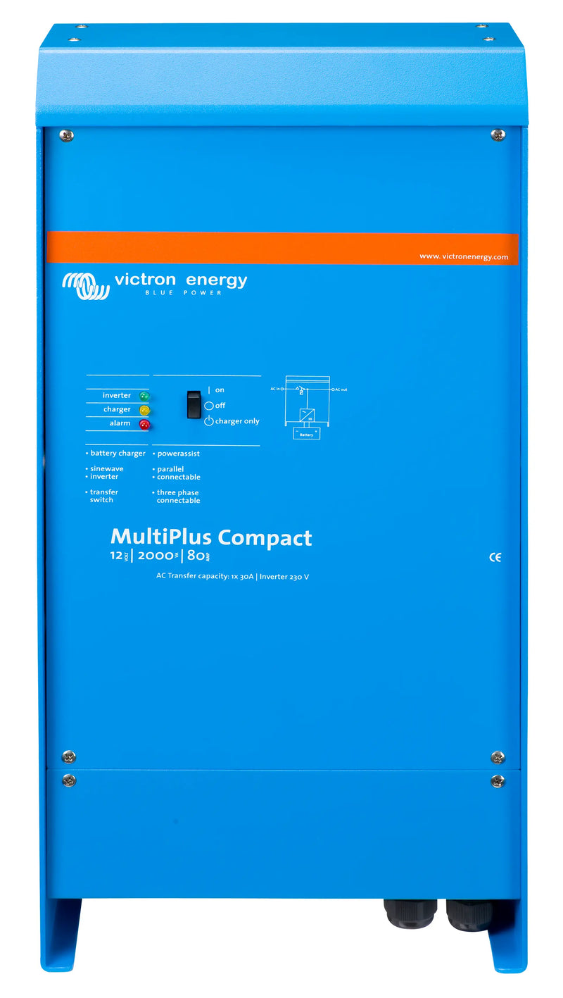 Victron MultiPlus Compact MultiPlus Compact 12/2000/80-30 230V VE.Bus inverter charger — front view