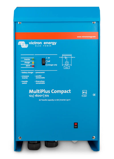 Victron MultiPlus Compact MultiPlus Compact 12/1600/70-16 230V VE.Bus inverter charger — front view