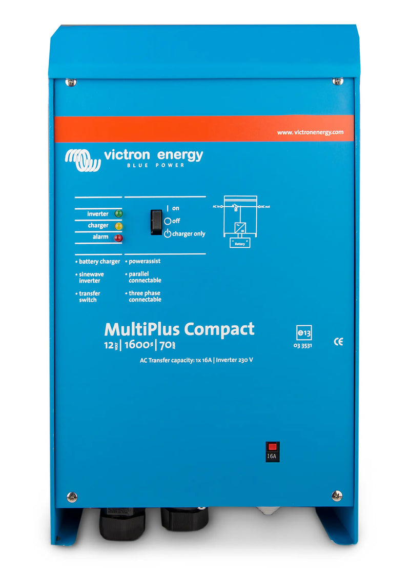 Victron MultiPlus Compact MultiPlus Compact 12/1600/70-16 230V VE.Bus inverter charger — front view