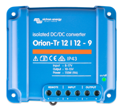 Victron Orion-Tr 12/12-9A (110W) Isolated DC-DC converter DC-DC converter — front view