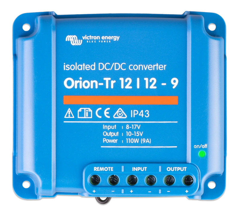 Victron Orion-Tr 12/12-9A (110W) Isolated DC-DC converter DC-DC converter — front view