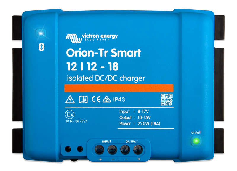 Victron Orion-Tr Smart 12/12-18A (220W) Isolated DC-DC charger DC-DC charger — front view