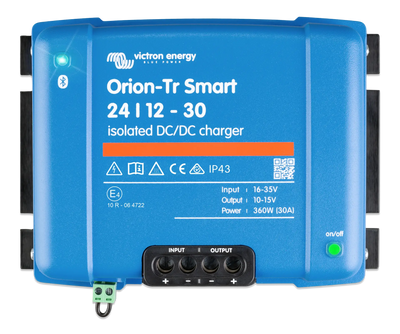 Victron Orion-Tr Smart 24/12-30A (360W) Isolated DC-DC charger DC-DC charger — front view