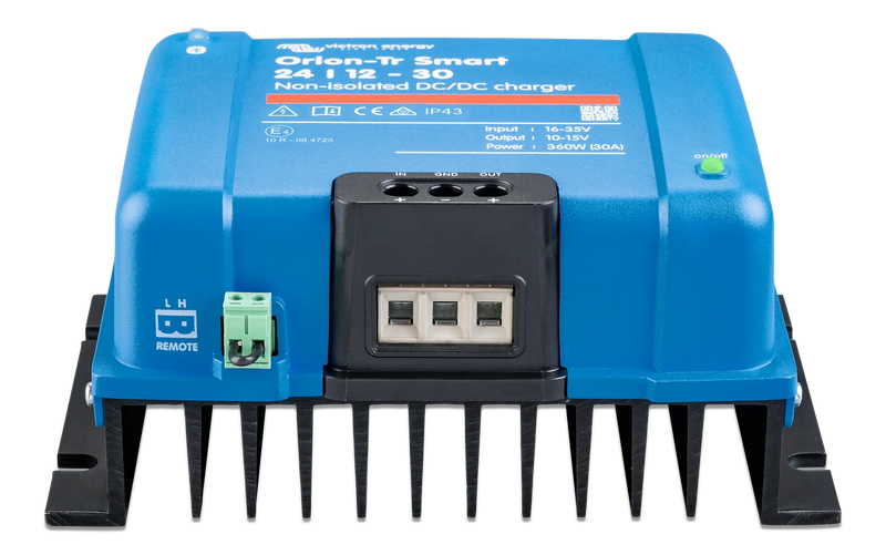 Victron Orion-Tr Smart 24/12-30A (360W) Non-isolated DC-DC charger DC-DC charger — front view