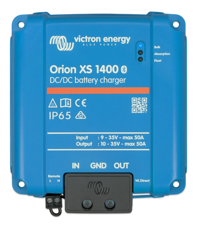 Victron Orion XS 1400 DC-DC charger — front view