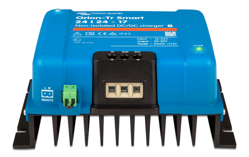 Victron Orion-Tr Smart 24/24-17A (400W) Non-isolated DC-DC charger DC-DC charger — front view