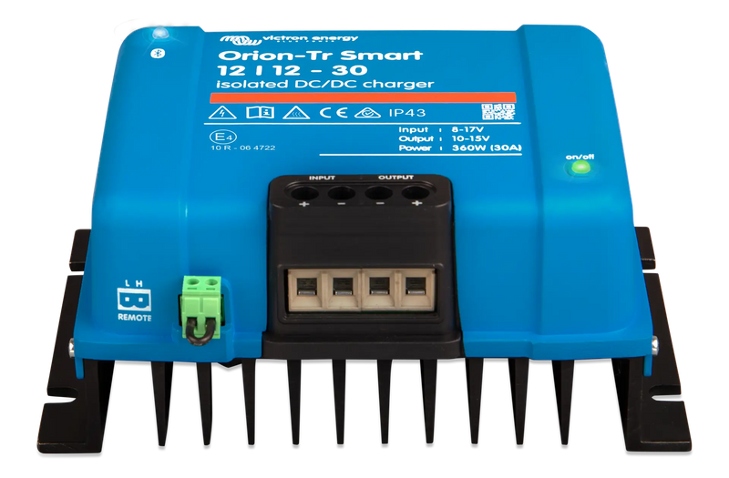 Victron Orion-Tr Smart 12/12-30A (360W) Isolated DC-DC charger DC-DC charger — front view