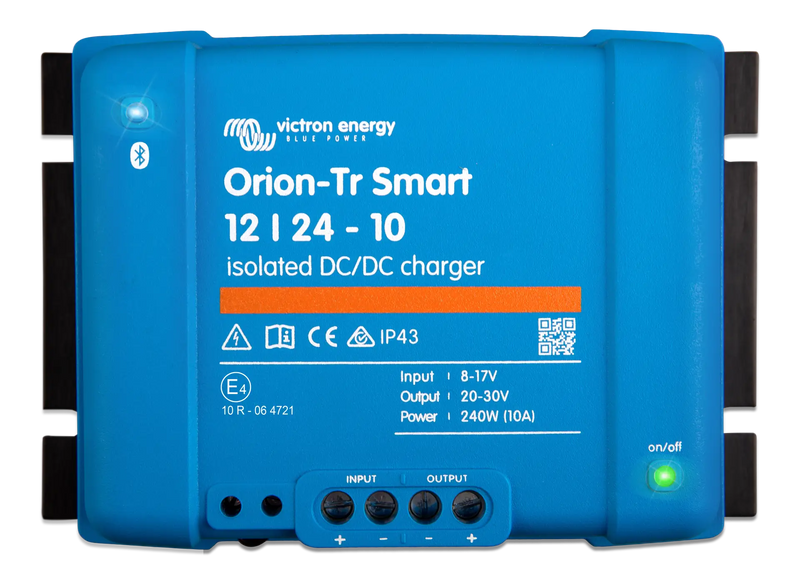 Victron Orion-Tr Smart 12/24-10A (240W) Isolated DC-DC charger DC-DC charger — front view