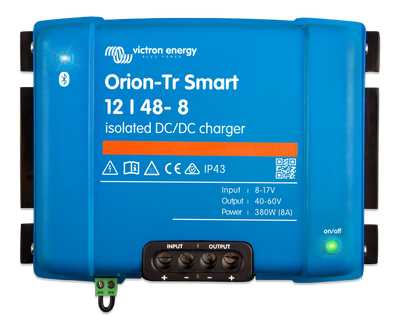 Victron Orion-Tr Smart 12/48-8A (380W) Isolated DC-DC charger DC-DC charger — front view
