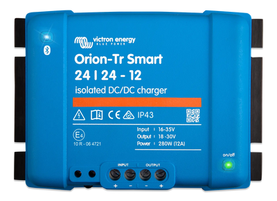 Victron Orion-Tr Smart 24/24-12A (280W) Isolated DC-DC charger DC-DC charger — front view