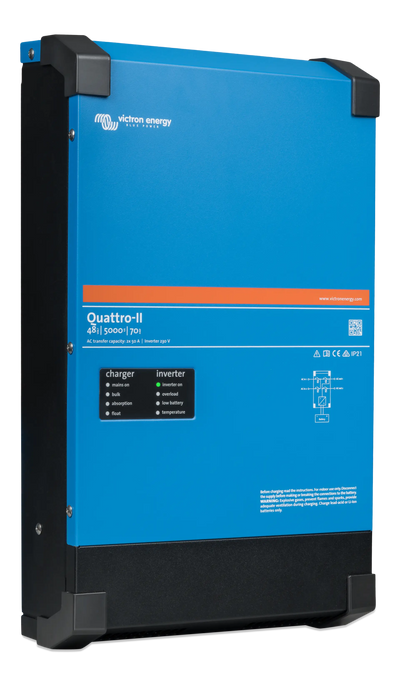 Victron Quattro-II Quattro-II 48/5000/70-50/50 230V inverter charger — front view