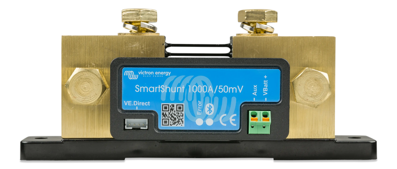 Victron SmartShunt 1000A 50mV battery monitor — front view