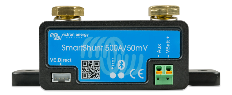 Victron SmartShunt 500A 50mV battery monitor — front view
