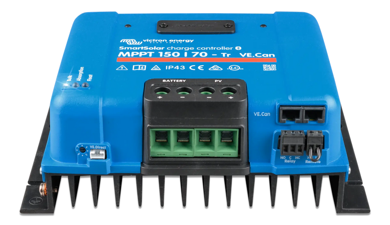 Victron SmartSolar MPPT 150/70 solar charge controller — front view