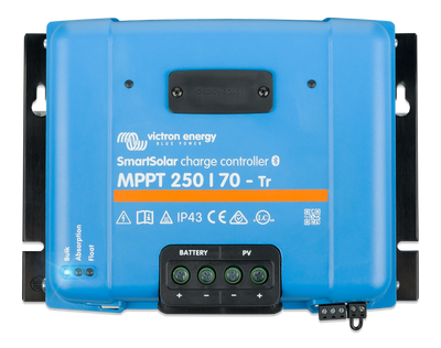 Victron SmartSolar MPPT 250/70 solar charge controller — front view