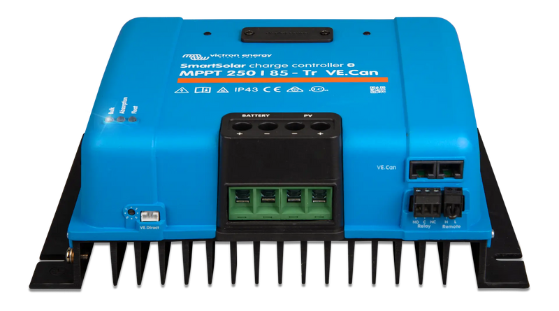 Victron SmartSolar MPPT 250/85 solar charge controller — front view