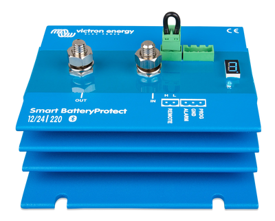 Victron Smart BatteryProtect 12/24V-220A low voltage disconnect — front view