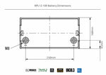 12v 100Ah High Draw Lithium Battery